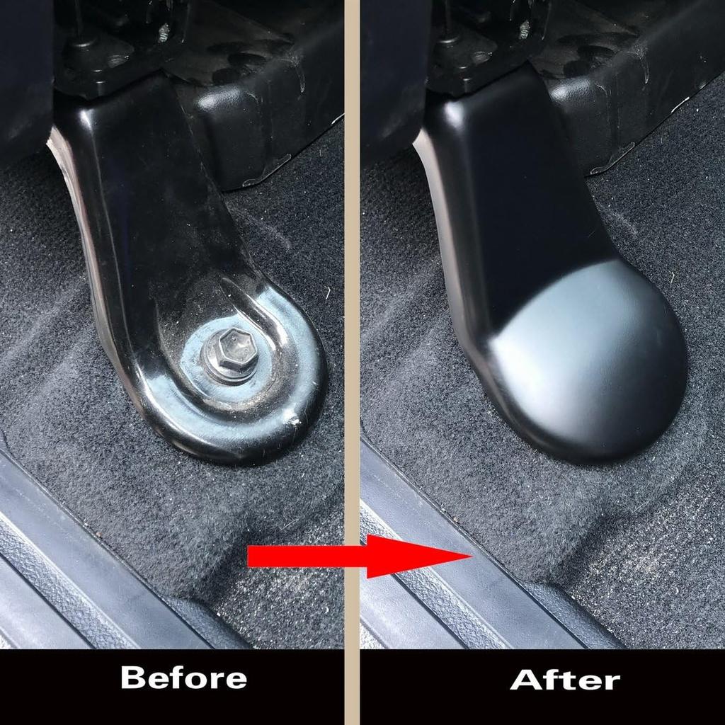 4P Anti-Dust Seat Bracket Fixing Bolts Cover Trims For 2014 2015 2016 2017 2018 Toyota Tundra