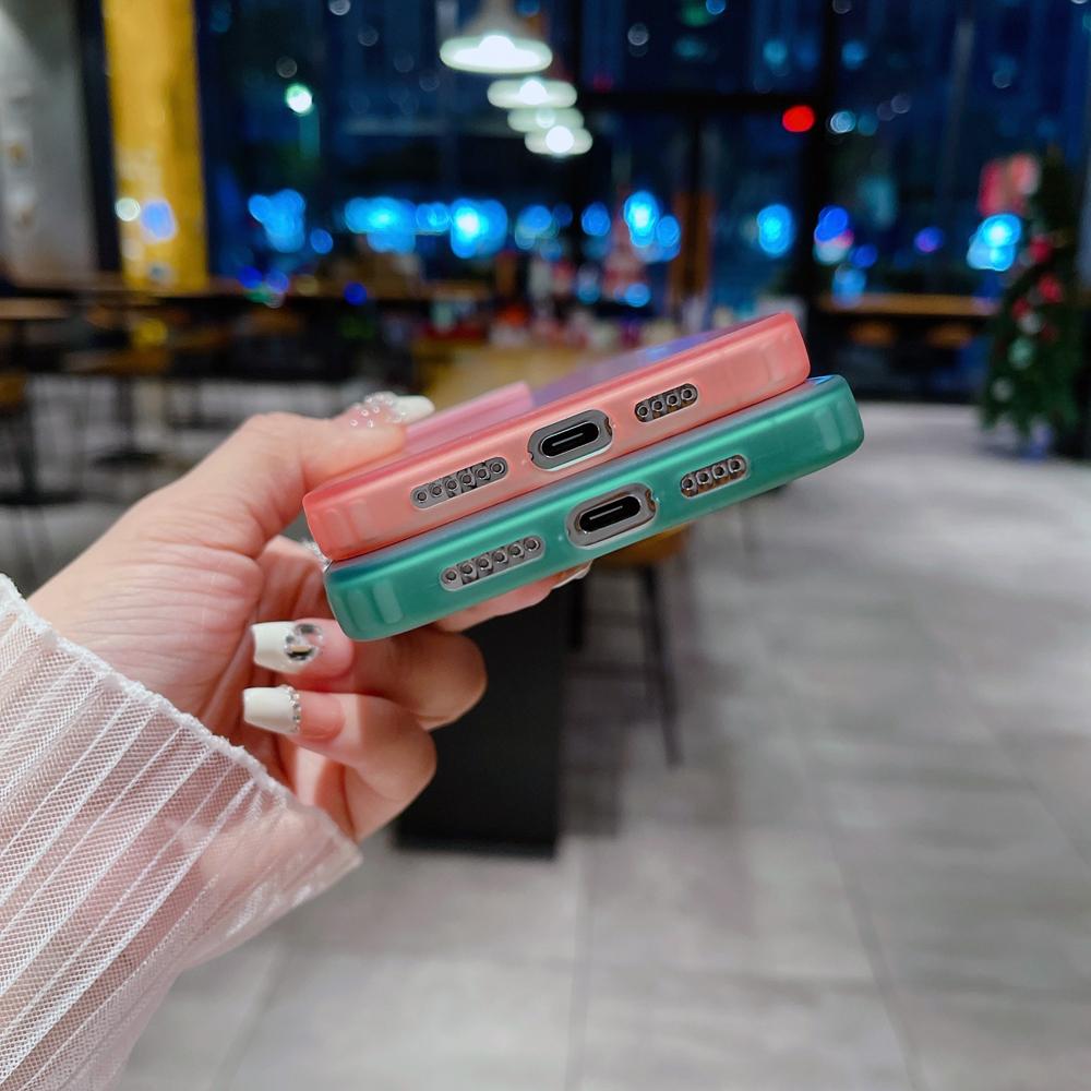 KEYSION Металлический матовый чехол Aurora Skin для iPhone 12 11 Pro Max, силиконовый противоударный чехол для iPhone SE 3 2020 XS Max XR