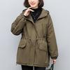 Women's Mid-Length Parka - 2024 Winter Loose-Fit Fashionable Fleece-Lined Cotton Coat