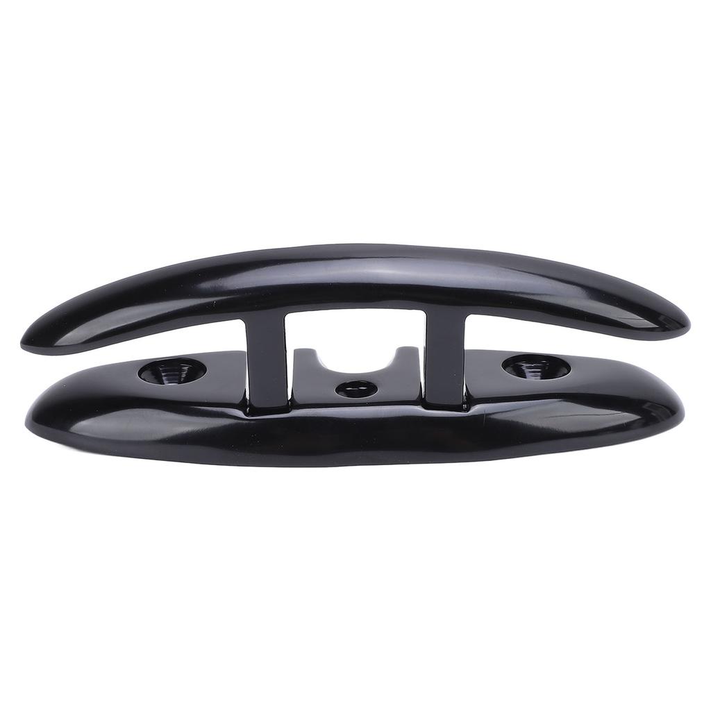 6-дюймовая складная швартовная утка из нержавеющей стали 316, морские швартовные утки для троса, сверхпрочные, с черным покрытием, швартовные утки для яхты, автодома