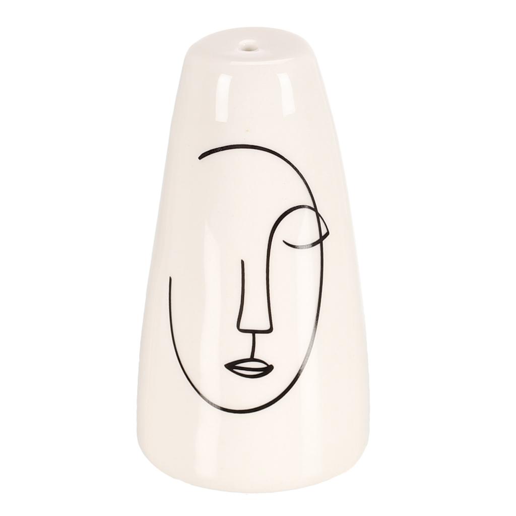 Les Trésors De Lily [A1461] - Керамический набор для соли и перца 'Arty' черный белый - 90х45 мм каждый