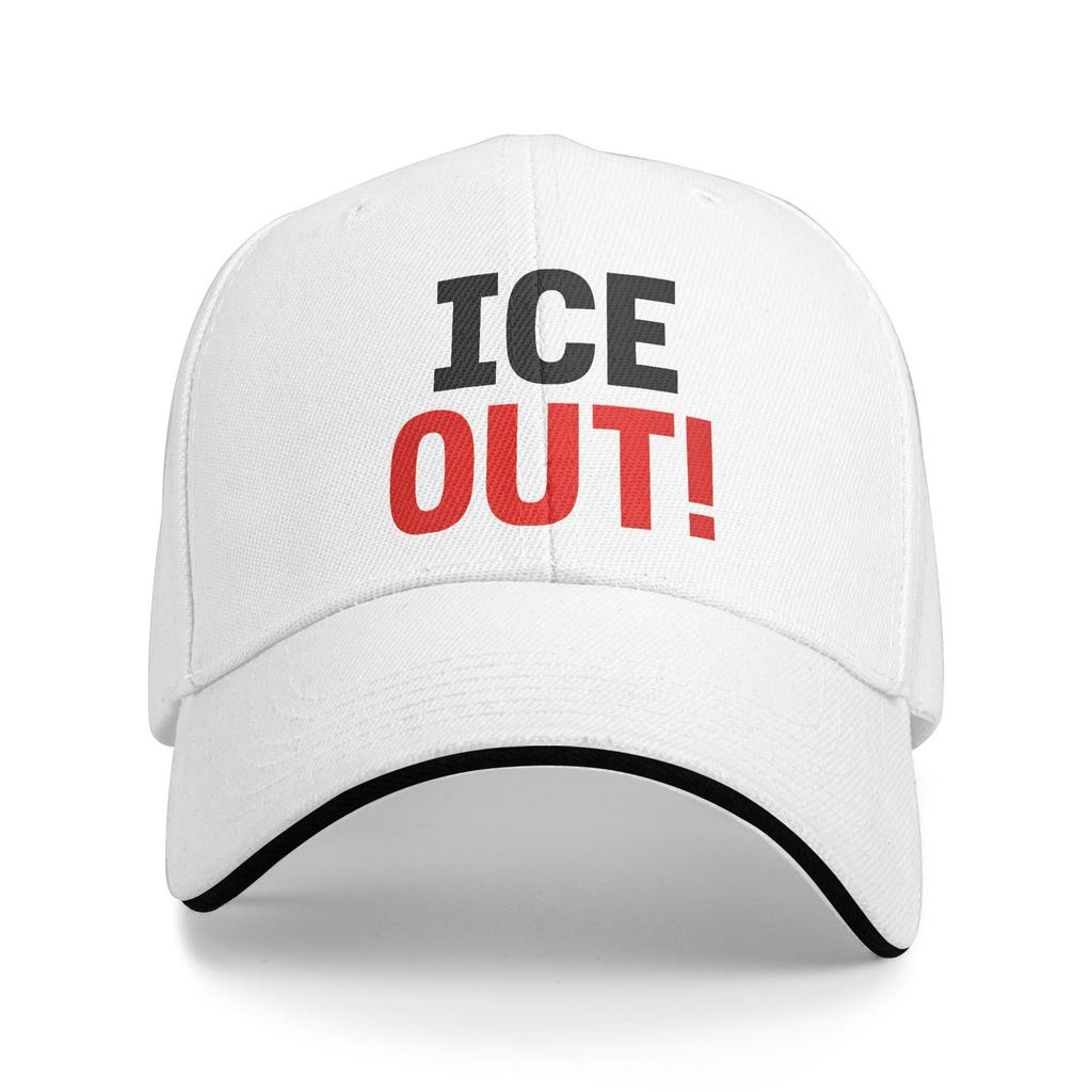 New Arrival Baseball Caps ice Out Anti Ice Minneapolis Abolish Ice For Unisex WomenTrucker Hats Retro Snapback Cap Adjustable Fit