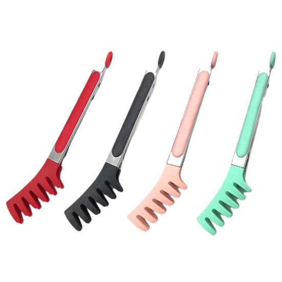 Practical Anti-slip Multipurpose Silicone Handheld Grill Barbecue Anti-scalding Clip Household Supplies Bread Tong