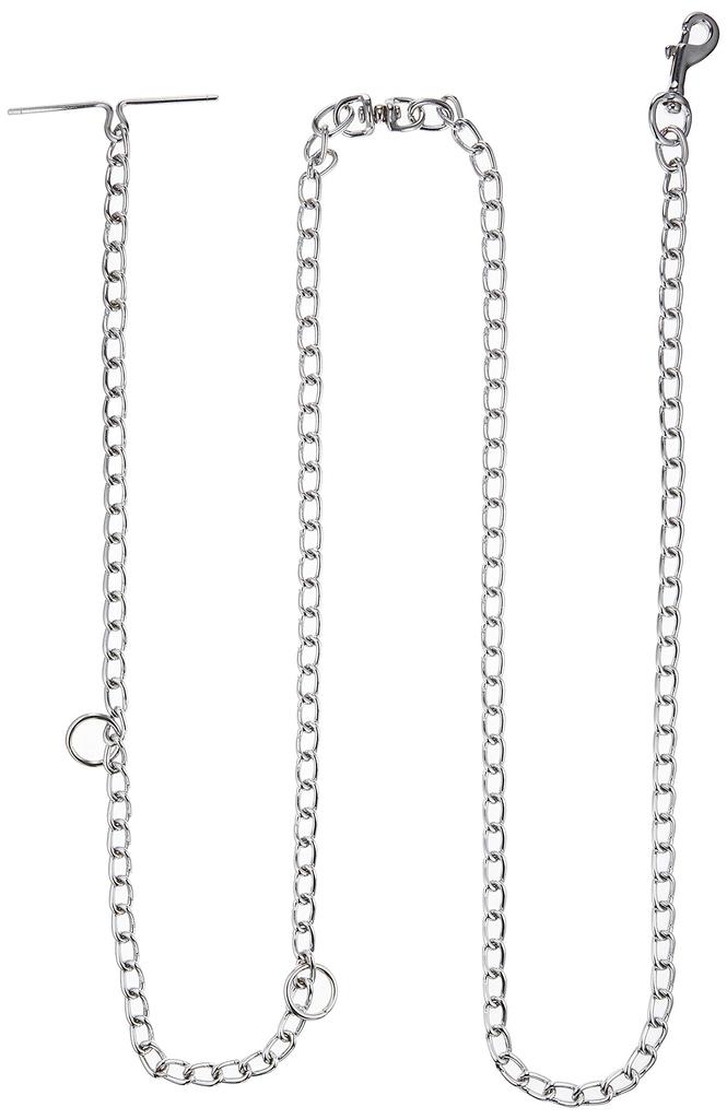 Petio Collar B Long Mantel Dog Chain Rotating Ring for Dogs 4.0mm