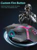 RGB беспроводная широкая игровая мышь Bluetooth для геймеров, 10000 точек на дюйм, портативная компьютерная мышь для Mac Windows, Andriod, эргономичные мыши Slient