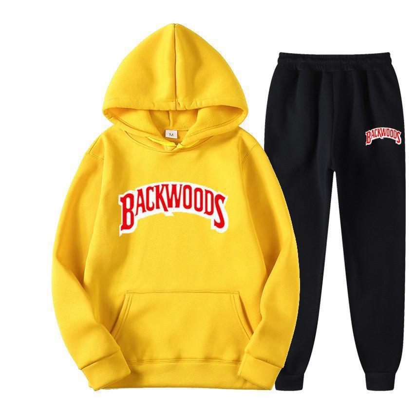 Мужской спортивный комплект с худи на флисовой подкладке Backwoods