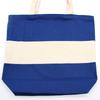 Cotton Bag Two Tone Blue Natural 10oz 38x42x12cm