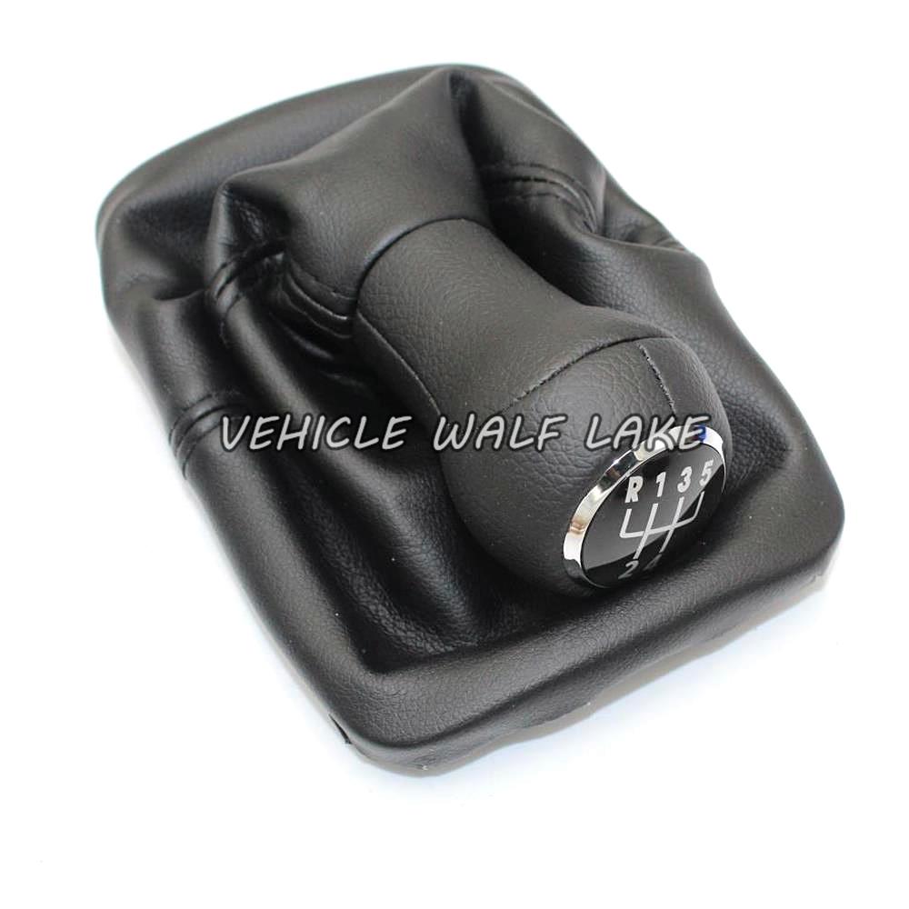 For VW Beetle 1998 1999 2000 2001 2002 2003 2004 2005 2006 2007 2008 2009 2010 New 5 Speed Gear Stick Shift Knob PU Leather boot