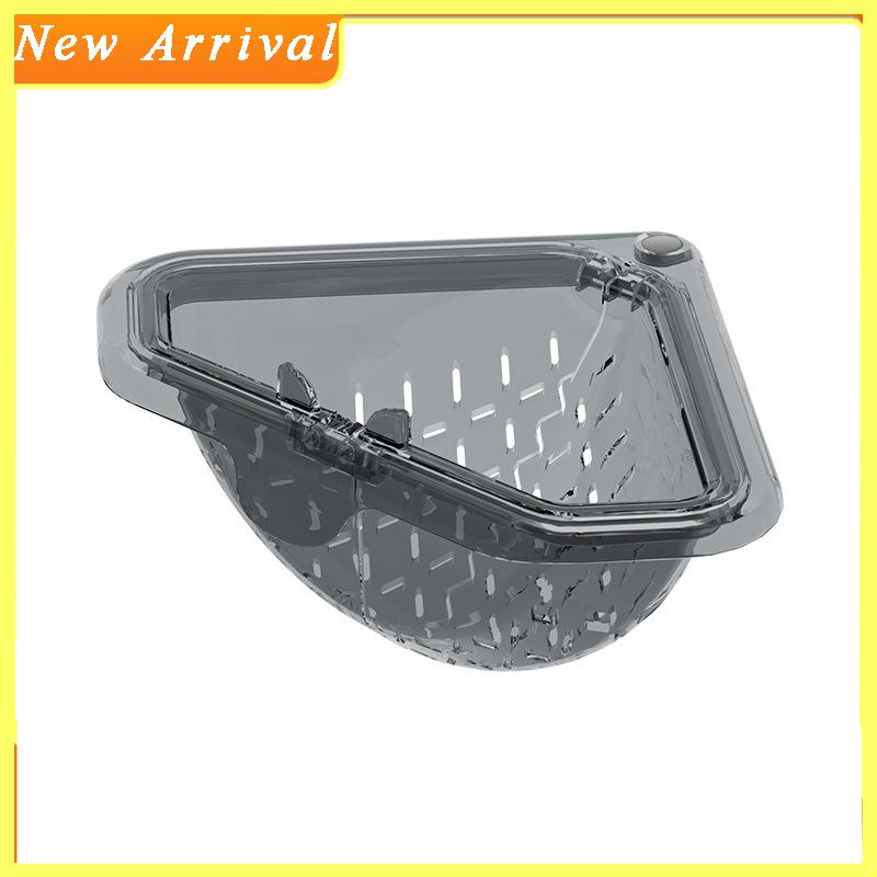 Сливное сито-корзина для раковины, отдельное, противоутечка, треугольная форма, дуршлаг с держателем для магнитов, стойка-фильтр для мусора