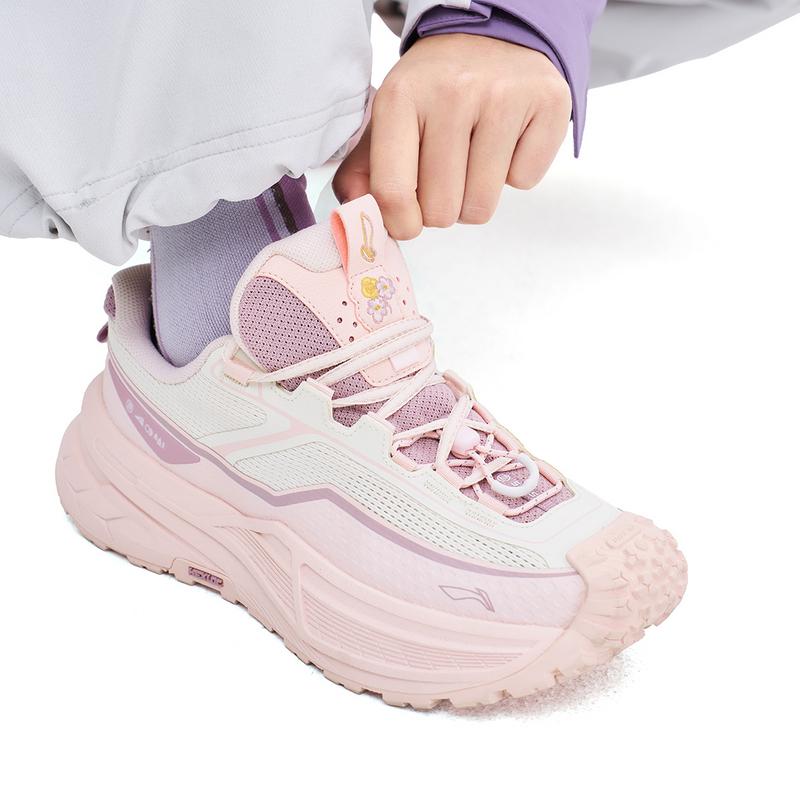 Li-Ning Уличные CF Trail 2 Легкие Амортизация Поддержка Прочные Нескользящие Низкие Туристические Ботинки Женские туристические ботинки AHTW014-2