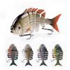 8cm/14g Multi Jointed Hard Baits Slow Sinking Bionic Lifelike Swimming Lures  Bass Fishing