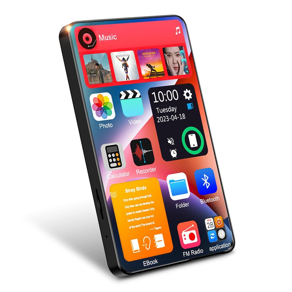 4,0-дюймовый полноэкранный Bluetooth MP3/MP4 музыкальный плеер, без потерь, студенческая версия