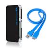 USB 3.0 Memory Card Reader Adapter, High Speed 5 Gbps Data Transfer, for SD, XD, CF, M2, MS, TF Cards
