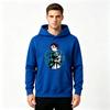 Anime Character Print Men Casual Long Sleeve Pullover Hoodie Comfy Streetwear Sweatshirt for Daily Wear