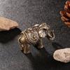 Elephant Brass Elephant Miniatures Brass Lucky Elephant Statue Portable   Desktop