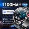 2026 Новый 1100 Ультра-длительное время работы от аккумулятора Умные часы Мужские Военные GPS Компас Пульсометр Bluetooth-звонок 10ATM Водонепроницаемые HD Умные часы