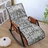 Summer Rocking Chair Recliner Seat Cushion Backrest Integrated Nap Cushion Thickened Folding Chair Lazy Double Chair Cushion Cover