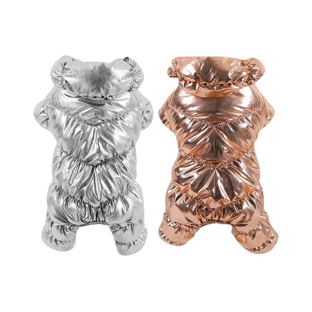 Warm Winter Dog Clothes Collar Windproof Overalls for Dogs Down Coat Waterproof Thicken Parka Dog Jumpsuit Puppy Outfit CUTE