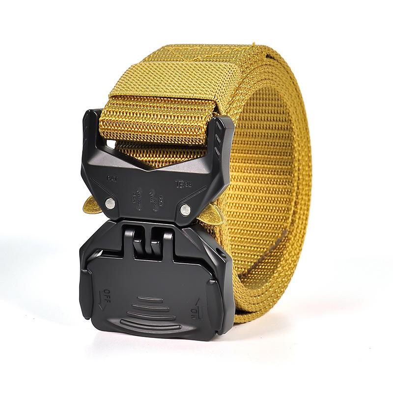 Новый мужской нейлоновый ремень с тактической пряжкой, повседневная рабочая одежда, быстросъемные уличные ремни, универсальная спортивная одежда, брючный ремень Tide