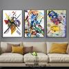 Famous Art Vintage Wassily Kandinsky Canvas Painting Poster and Print Quadros Wall Art Picture for Living Room Home Decor Cuadro