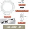 2 Set 6M Diesel Heater Fuel Line Kit, Fuel Tank Hose Clip Kit With Fuel Filter, Fuel Line Clamps And Connecting Hoses, Diesel Heater Accessories For
