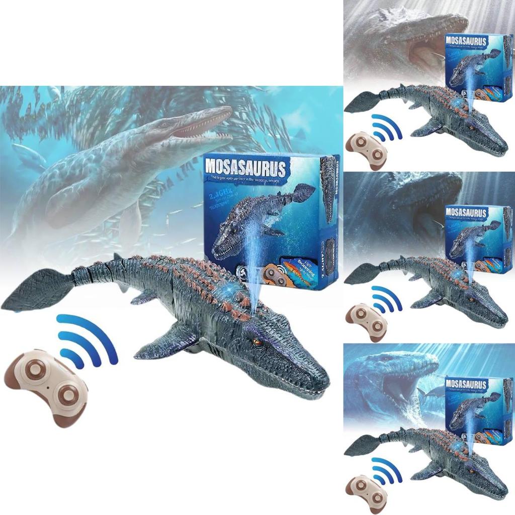 Engaging 24g Remote Control Water Dinosaur With Spray And Automatic Demonstration