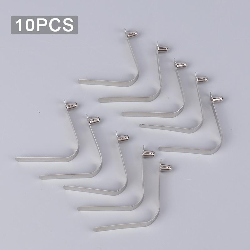 10 шт., однокнопочная защелка для трубы, V-образный стальной пружинный зажим для каравана, каяка