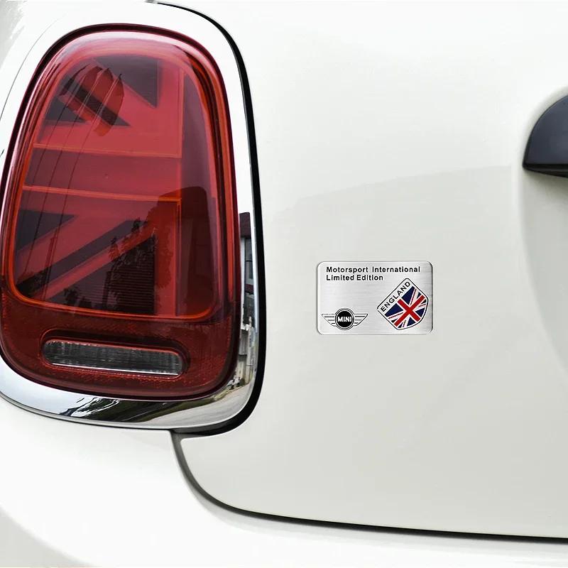 3D Aluminum Car Body Emblem Badge Decoration Decal For Mini Cooper JCW Works F54 F55 F56 F57 F60 R50 R52 R53 R55 R56