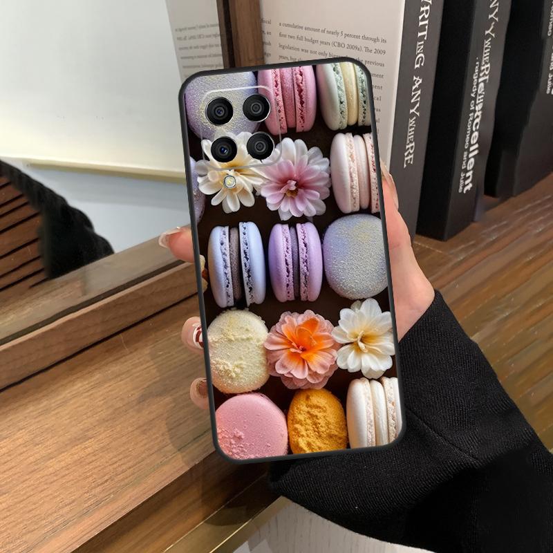 Десертное Мороженое Макарон Фуд Кейс Для Samsung Galaxy M56 M06 M16 M36 M52 M32 M12 M54 M34 M14 M35 M55 M15 M11 M31 M13 M53