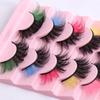 Reusable Faux Eyelashes 8-Pair Set Individual Lashes Curled False Eyelashes  Performance