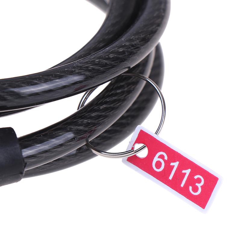 Безопасность на велосипеде, 4-значный пароль, велосипедный трос, замок цепи