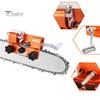 Chainsaw Sharpener Portable Hand Cranks Chainsaw Sharpener Compact Size Portable Manual Operated Chainsaw Teeth Sharpening Jig Kit