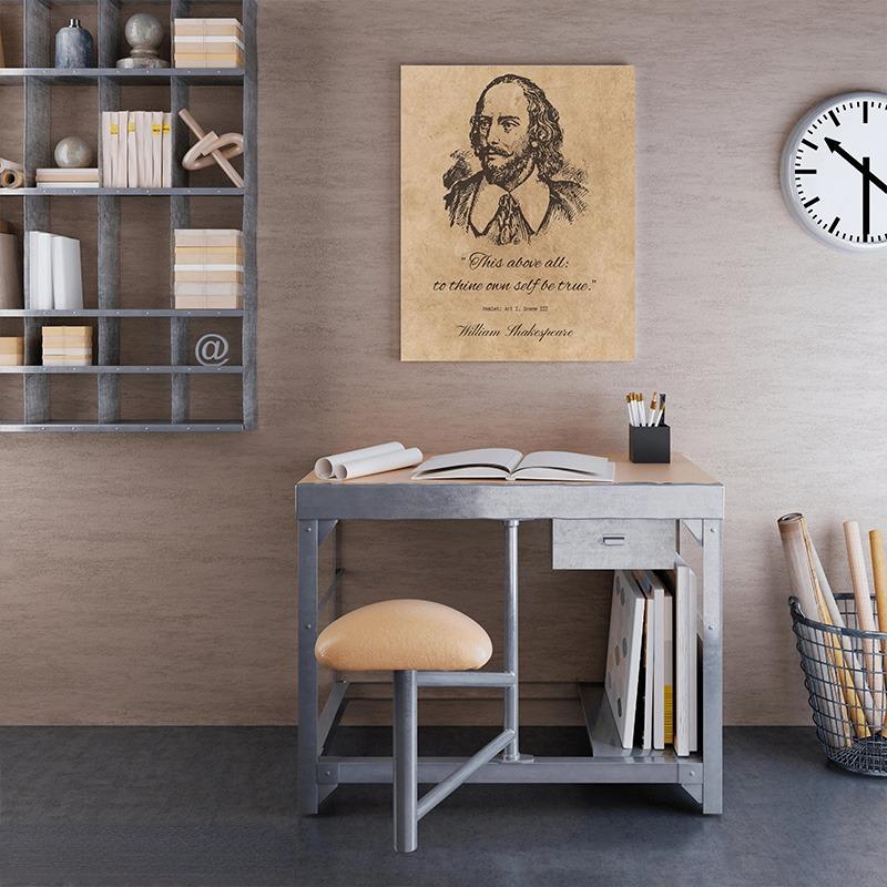 Классические ретро литературные цитаты Цитаты Шекспира Плакат для классной комнаты Холст Картина Настенные принты Картина для комнаты Домашний декор