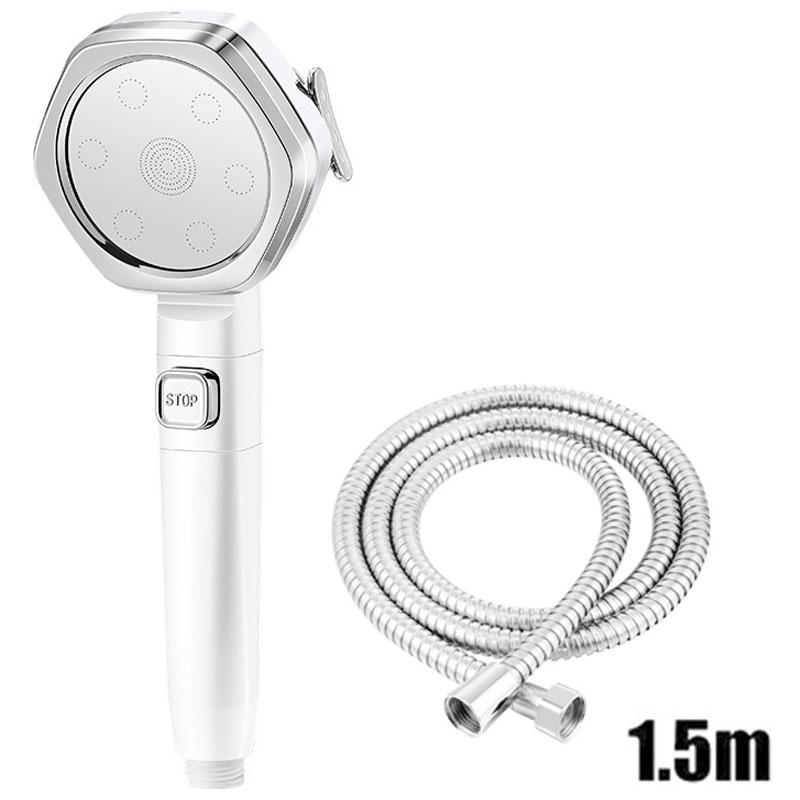 Showerhead Four Speed Adjustment Filter for Shower Knobs One Click Water Stop Bathroom Accessories Replete Heads Showers Parts