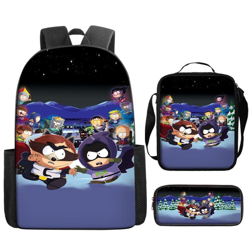 Рюкзак Южный Парк Школьная Сумка Рюкзак Southpark Мультяшный Портфель Пенал