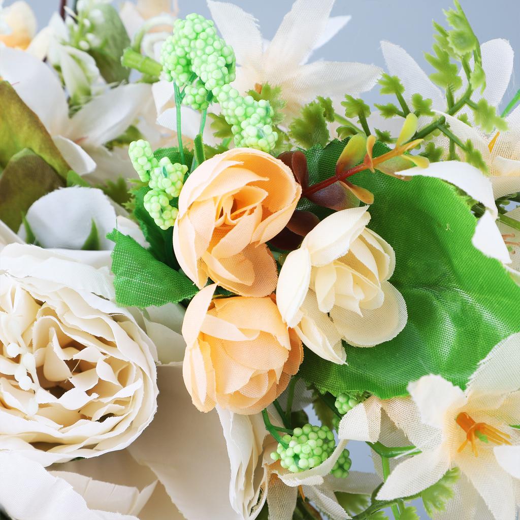 Artificial Floral Swag 29.5 Inch Spring Decorative Wedding Arch Flower for Table Centerpieces Door Lintel Party Pink