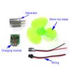 Portable Wind Power Generator Set Turbine Motor Alternator Self-Generation Emergency Phone Charger Micro Wind Power Generation