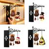Slim Metal Book Organizers Christmas Bookshelf Hanging Light, Snowman Nook Lamp, Creative Display Lamp Floating Library Lantern Decor, Holiday