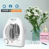 Portable Electric Space Heater with Thermostat, 2000W Safe Quiet Dual Purpose Heater Fan for Office Room Desk Indoor Use