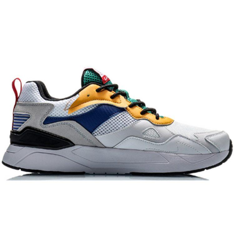 Li Ning Honor 2020 Дышащие Низкие Классические Повседневные Кроссовки Мужские Стандартные Белые AGCQ113-3