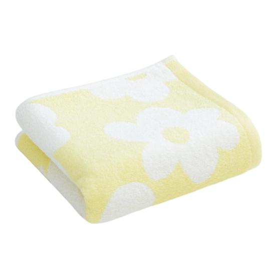 Банное полотенце Быстросохнущее Впитывающее Мягкое Полотенце для рук Цветочный дизайн Двусторонняя прострочка