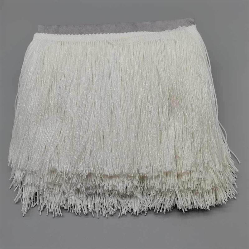 10 метров 15 см длинная бахрома кружево кисточка полиэстер кружевная отделка лента сшить латинское платье сценическая одежда занавес DIY аксессуары