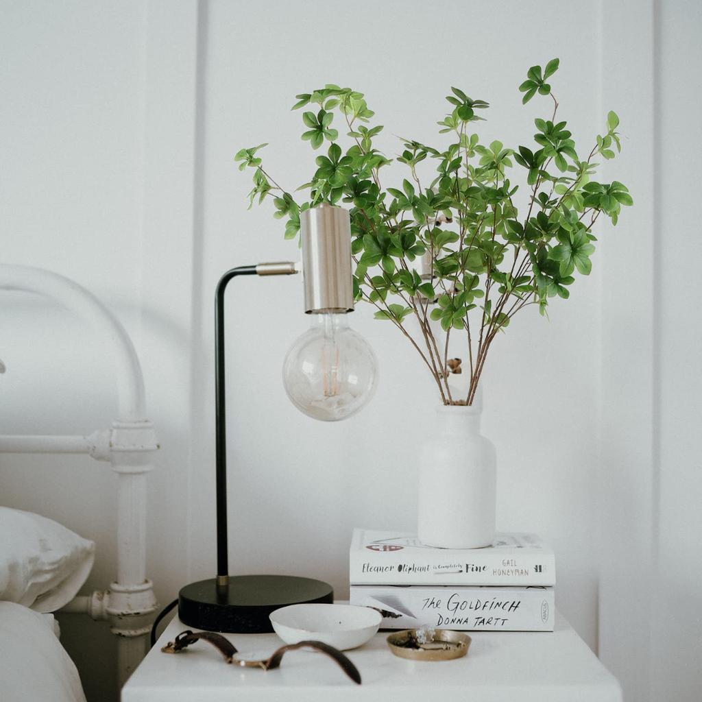 4 шт. искусственные зеленые стебли фикуса стебли фикуса ветки искусственные ветки фикуса листья искусственные растения для домашнего офиса декор