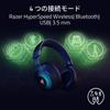 Беспроводная игровая гарнитура Razer Kraken V4 Pro с OLED-контроллером HyperSpeed Wireless Bluetooth USB-подключение Sensa HD Haptics TriForce Biocellular