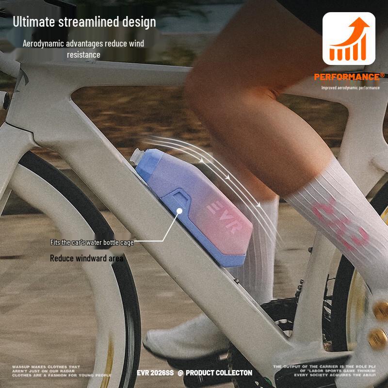 EVR Aero Cycling Water Bottle with Cage