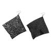 1 Pair Sequin Hook Earrings Geometric Design Long Earrings Night Club Party Women Gown Drop Earrings