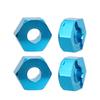 Aluminum Alloy 5.5MM RC Hex Mount Connector Fit for WLtoys RC 1:10 Off Road Vehicle Upgrade Parts(Blue K949 009B )