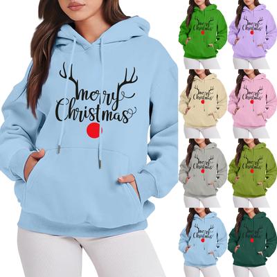 Женские свитшоты оверсайз, флисовые толстовки с длинным рукавом, осенние наряды с карманом