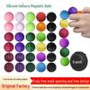 Силиконовые Магнитные Сенсорные Шарики для Детей - Цветные Текстурированные Игрушки для Снятия Стресса и Обучения