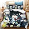 Мода 3D Печать Аниме Синий Экзорцист Комплект Постельного Белья Пододеяльники Наволочки Цельный Одеяло Комплекты Постельного Белья Постельные Принадлежности Кровать